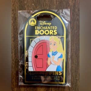 Alice in Wonderland “Limited Ed.” Enchanted Doors 1 of 13 Collection w/Notebook